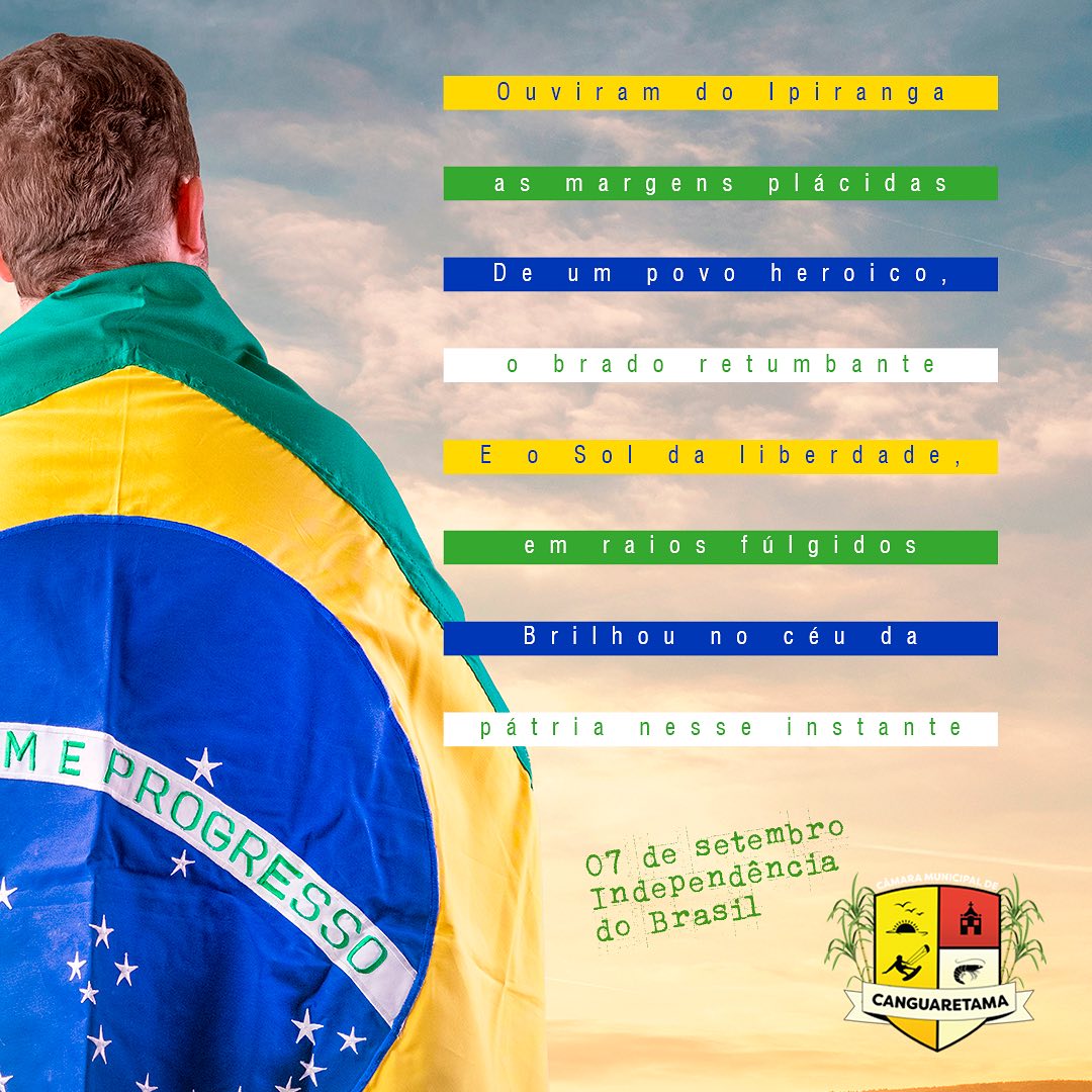 Leia mais sobre o artigo Feliz dia da Independência do Brasil!