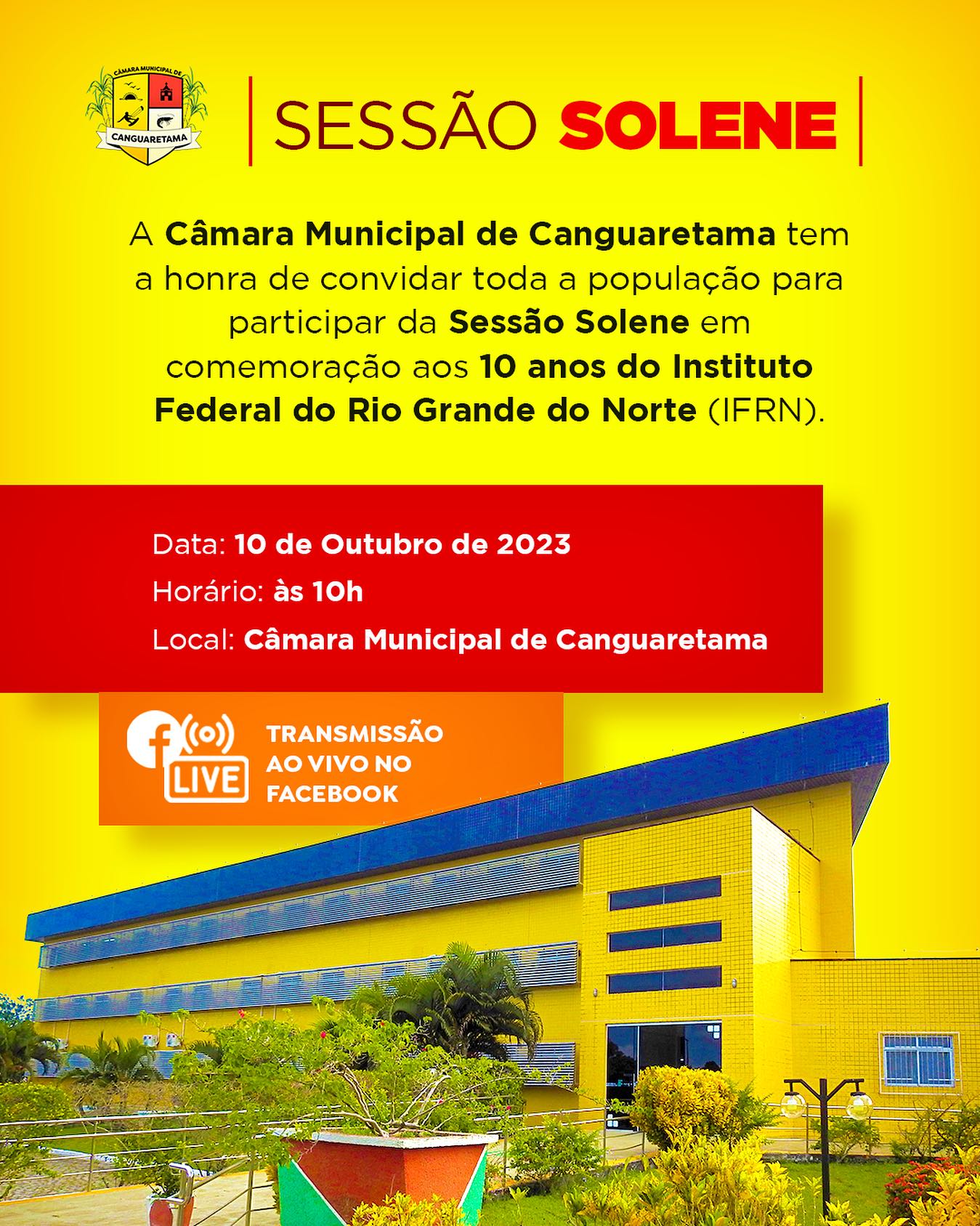 Leia mais sobre o artigo SESSÃO SOLENE