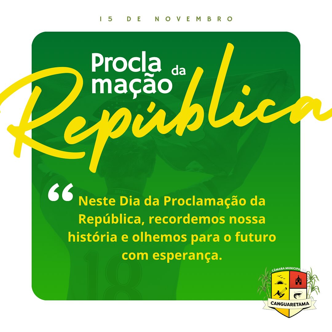 Leia mais sobre o artigo Neste Dia da Proclamação da República, recordemos nossa história e olhemos para o futuro com esperança.