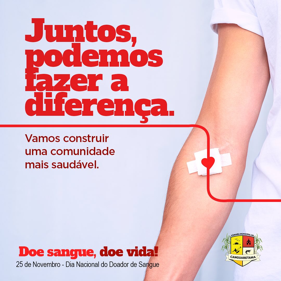 Leia mais sobre o artigo Juntos, podemos fazer a diferença e construir uma comunidade mais saudável. Doe sangue, doe vida!