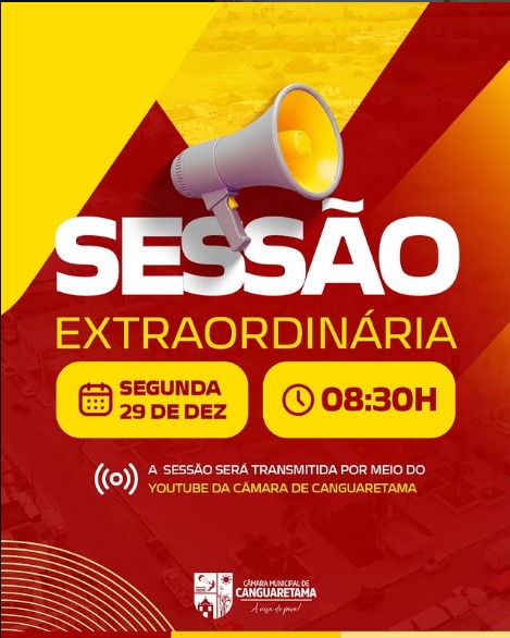 Leia mais sobre o artigo Sessão Extraordinária | Câmara Municipal de Canguaretama.